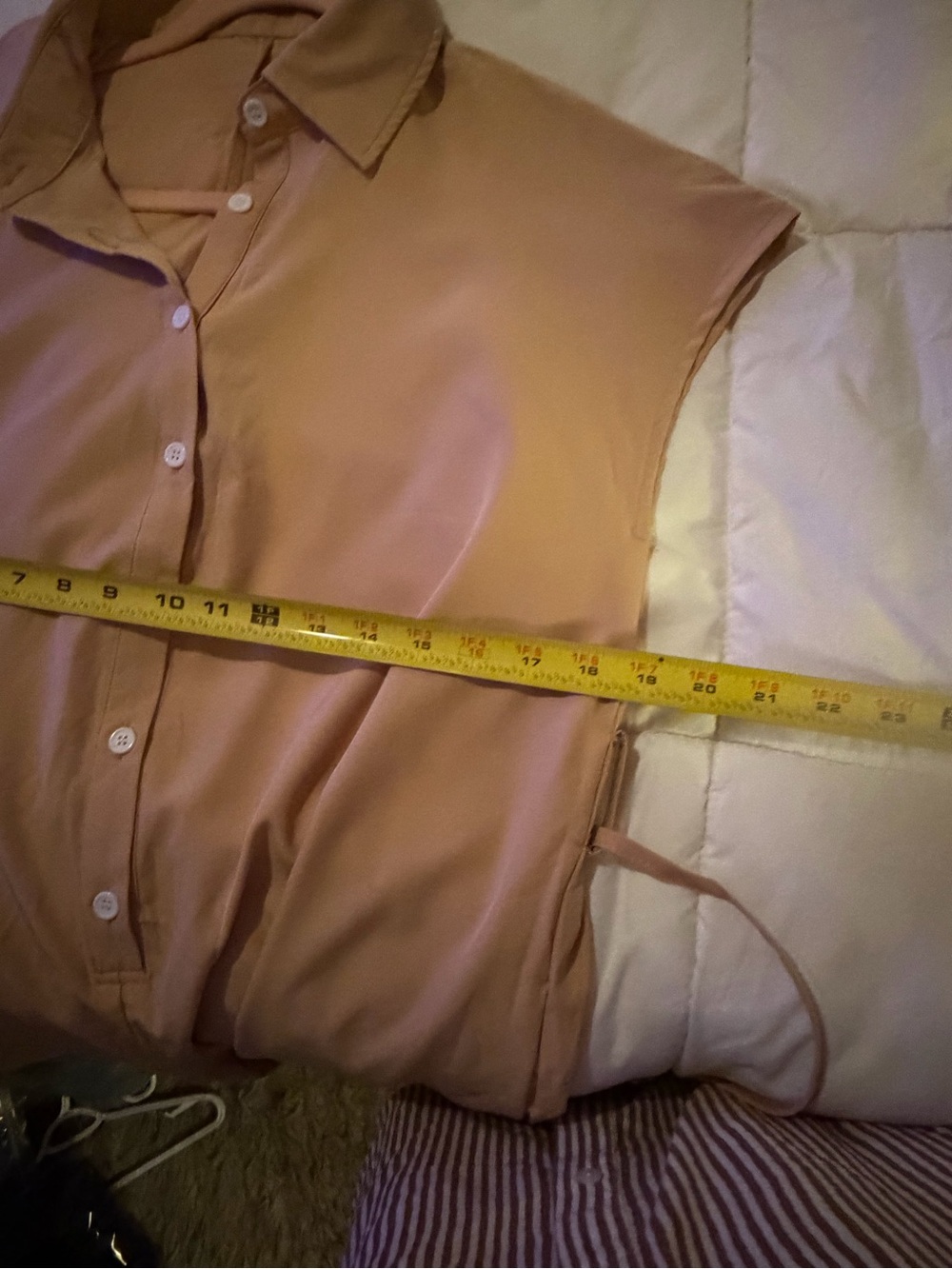 Sleeveless Beige Utility Jumpsuit with Drawstring Waist - Picture 6 of 9